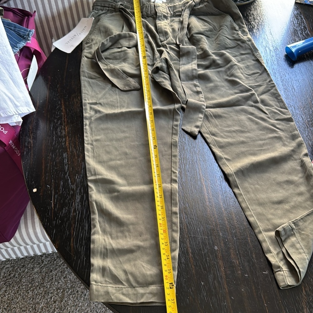 Anthropologie daily practice/ritual nwt green pants - Picture 6 of 7